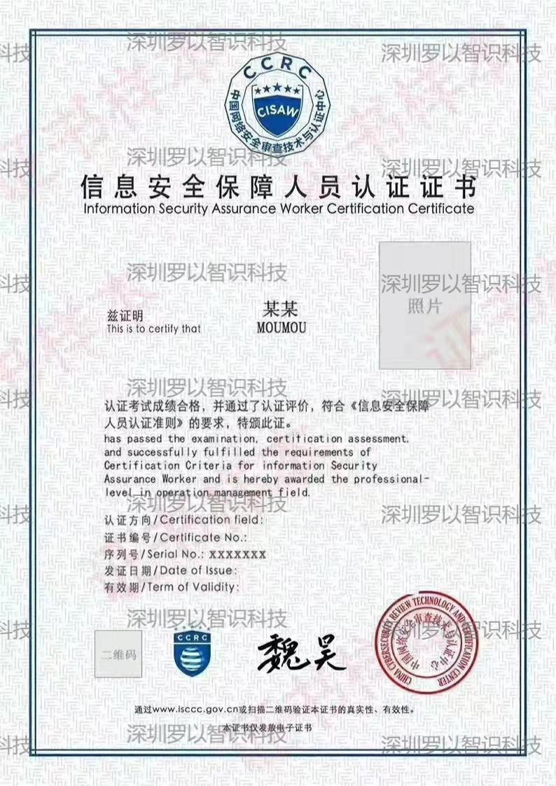 CCRC信息安全服务人员能力要求 软件开发领域的深度解析